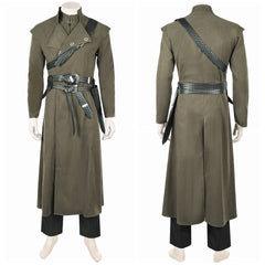 Cosplay Costume Corlys Velaryon The Sea Snake House of the Dragon 3(2026) Tenue Médiévale Verte Homme