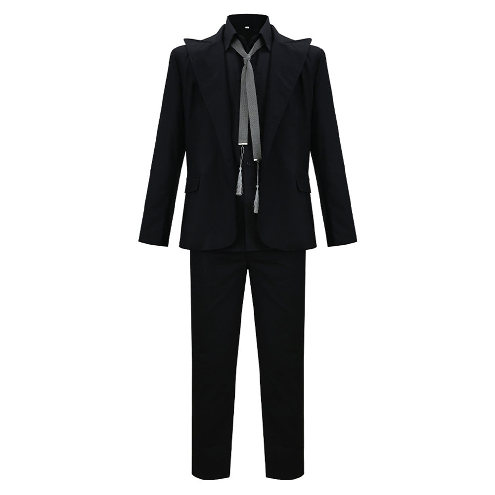 Cosplay Costume Crowley Good Omens 3(2026) Film Cosplay Tenue Noire Homme