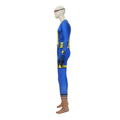 Cosplay Costume Cyclops Avengers 5(2026) Film Cosplay Combinaison Bleue Homme