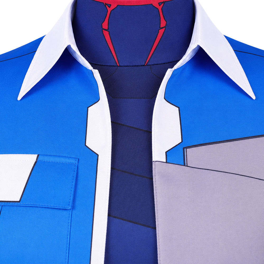 Cosplay Costume D Cyberpunk: Edgerunners 2(2026) TV Cosplay Tenue Bleue Homme