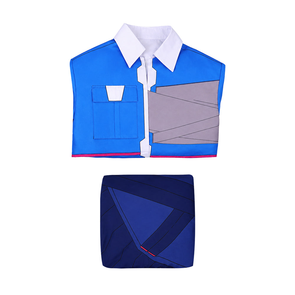Cosplay Costume D Cyberpunk: Edgerunners 2(2026) TV Cosplay Tenue Bleue Homme