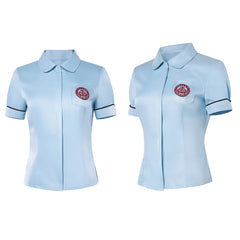 Cosplay Costume Daehan Uniforme Scolaire Teach You a Lesson(2026) TV Cosplay Chemise Bleue Femme