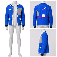 Cosplay Costume David Cyberpunk: Edgerunners 2(2026) Anime Cosplay Manteau Bleu Homme