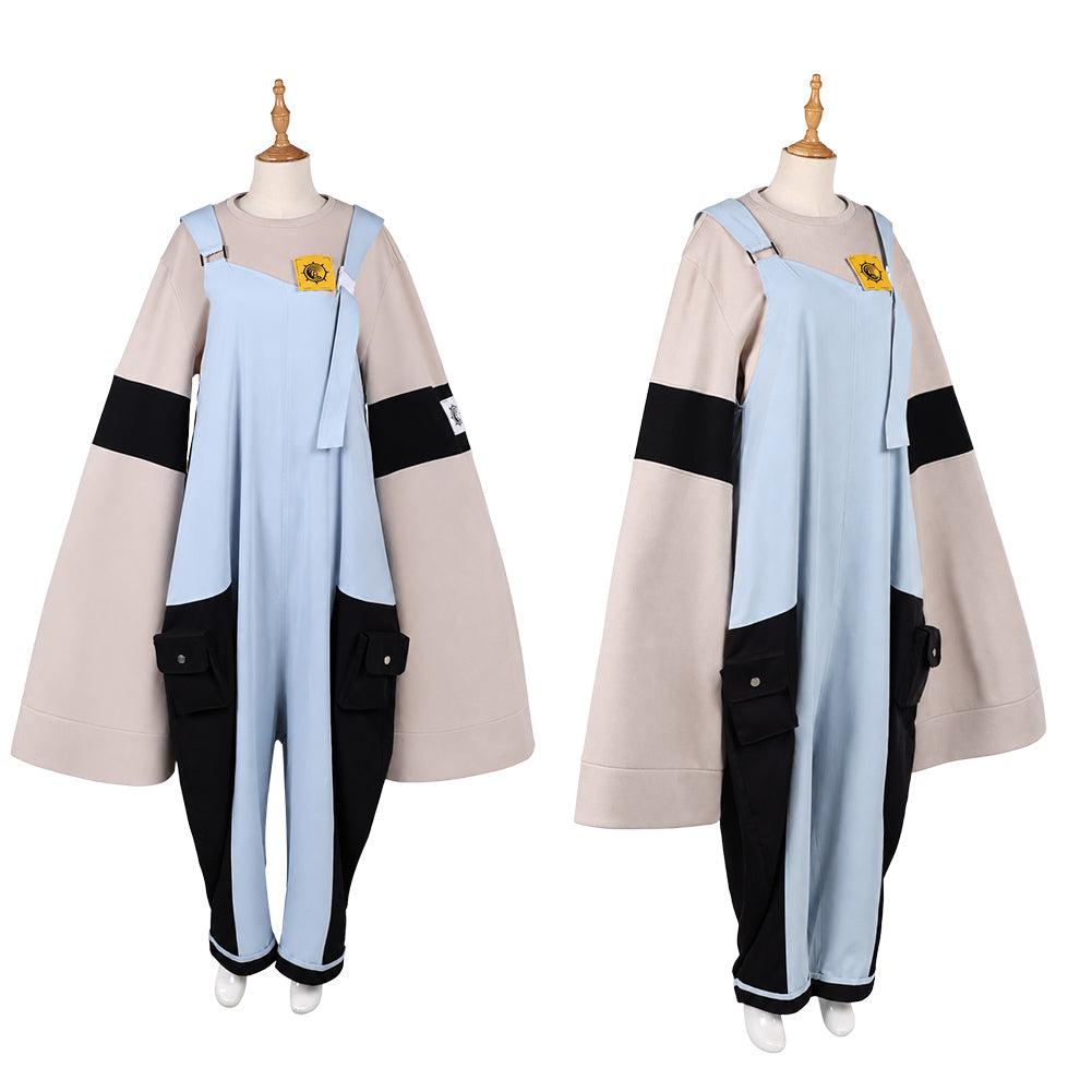Cosplay Costume Dear Santa Gachiakuta Anime Cosplay Tenue Grise et Bleue Homme