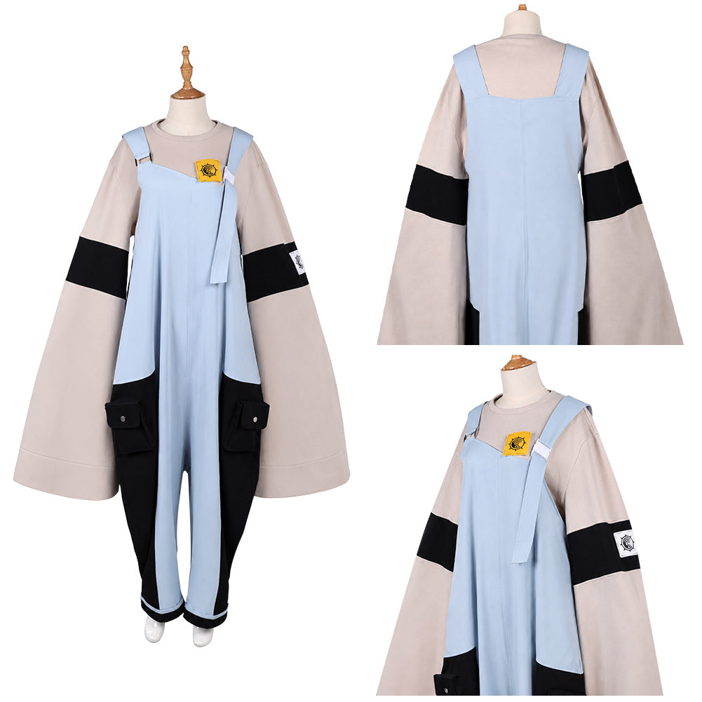 Cosplay Costume Dear Santa Gachiakuta Anime Cosplay Tenue Grise et Bleue Homme