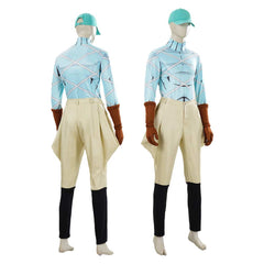 Cosplay Costume Diego Brando JJBA 7(2026) Anime Cosplay Tenue Bleue et Beige Homme