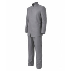 Cosplay Costume Dr. Evil Austin Powers Film Cosplay Tenue Grise Homme