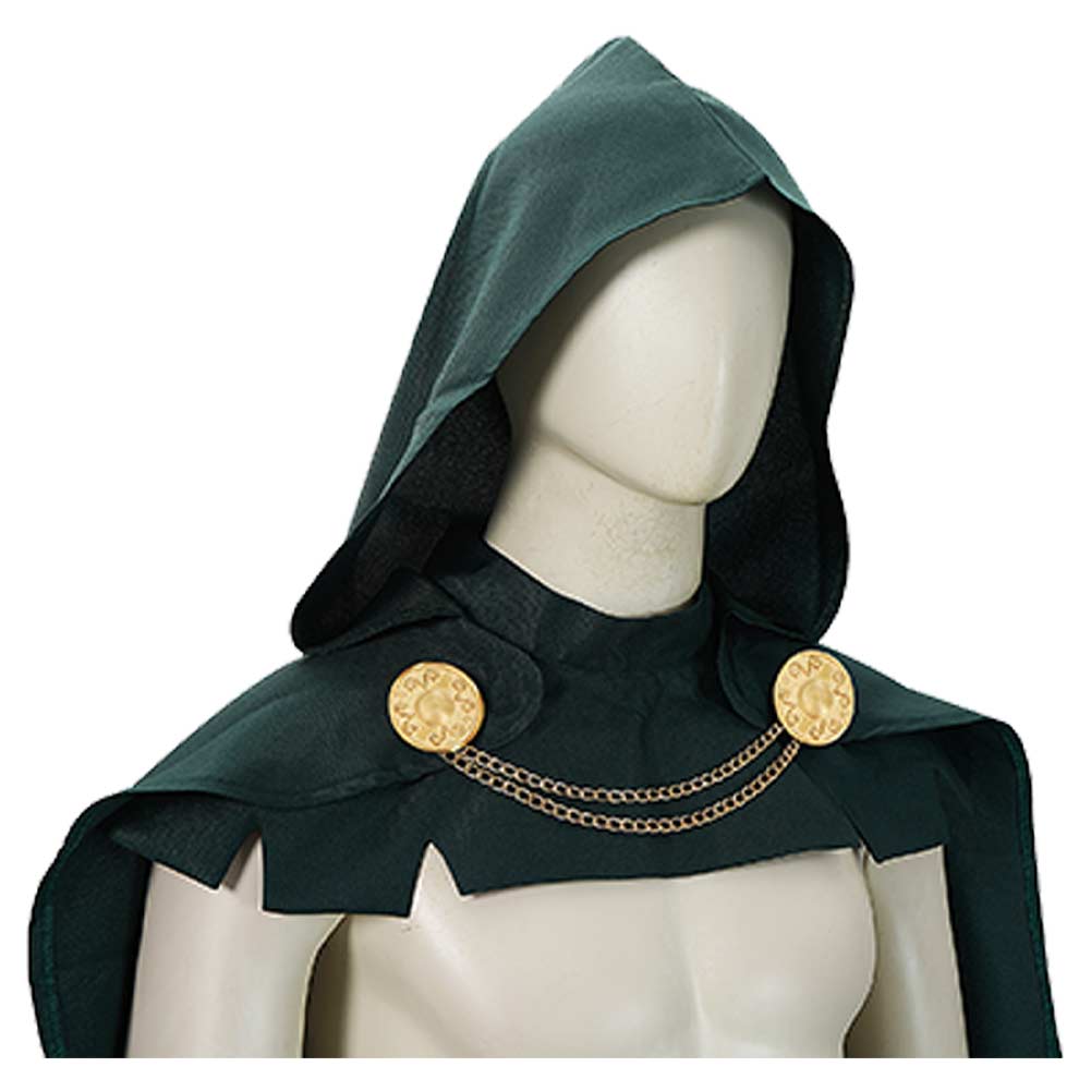 Cosplay Costume Dr.Doom Avengers 5(2026) Film Cosplay Cape Verte Homme