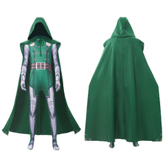 Cosplay Costume Dr.Doom Avengers 5(2026) Film Cosplay Combinaison Verte Homme