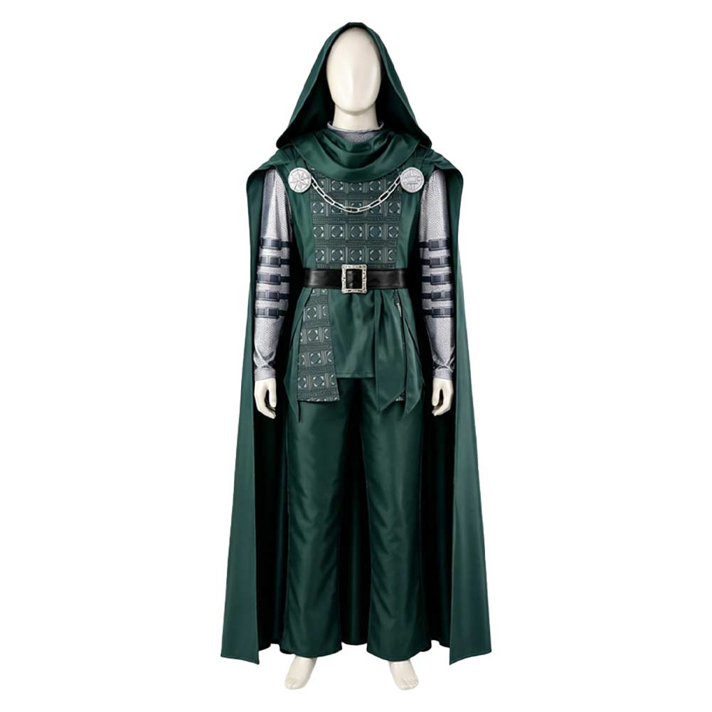 Cosplay Costume Dr.Doom Avengers 5(2026) Film Cosplay Tenue Verte Homme Ver.2