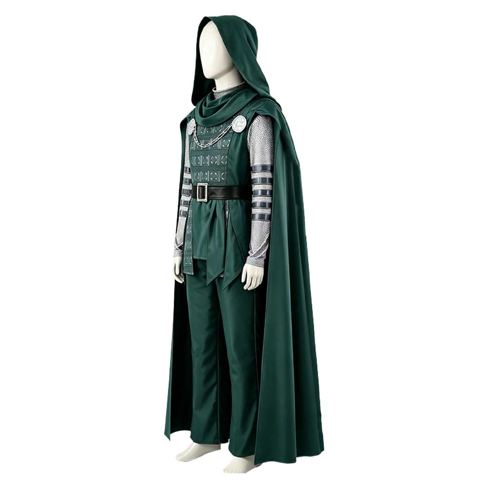 Cosplay Costume Dr.Doom Avengers 5(2026) Film Cosplay Tenue Verte Homme Ver.2