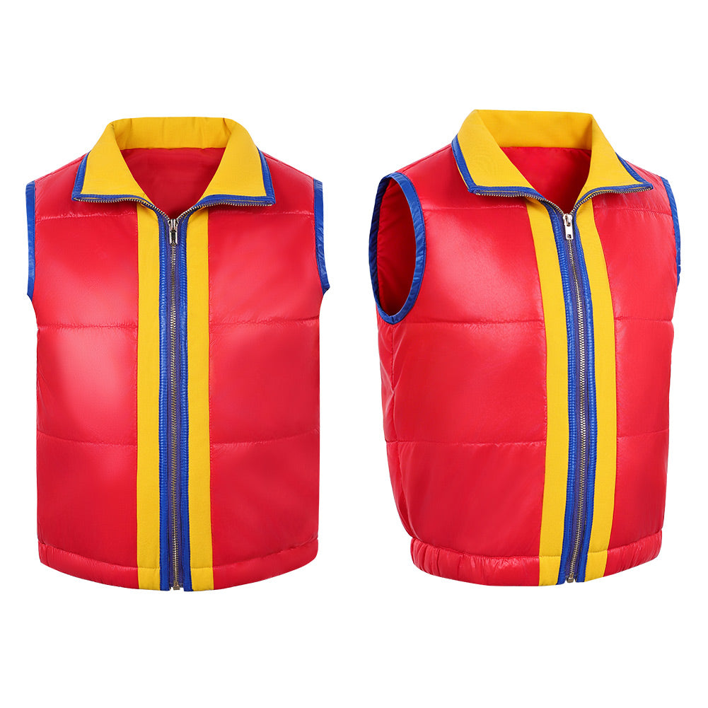 Cosplay Costume Dustin Henderson Stranger Things: Tales from '85(2026) TV Cosplay Gilet Rouge Enfant