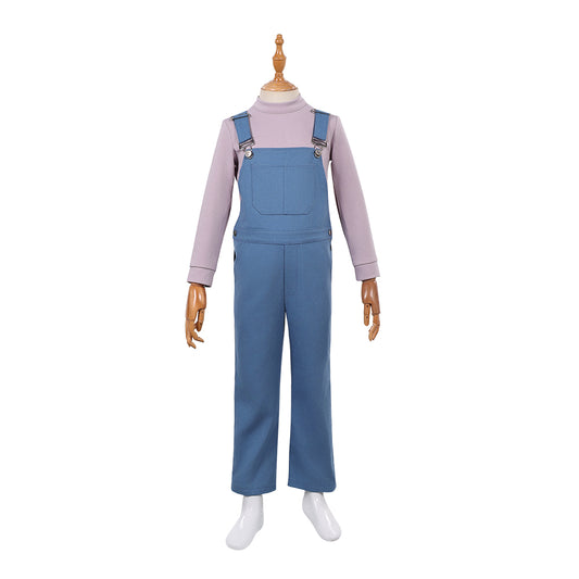 Cosplay Costume Eleven Stranger Things: Tales from '85(2026) TV Cosplay Tenue Bleue et Violette Enfant