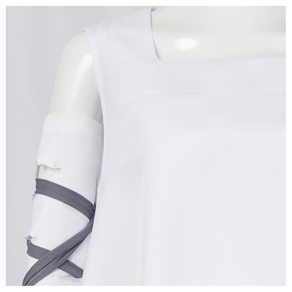 Cosplay Costume Elizabeth Frankenstein Fillm Cosplay Robe Blanche Femme