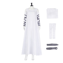 Cosplay Costume Elizabeth Frankenstein Fillm Cosplay Robe Blanche Femme