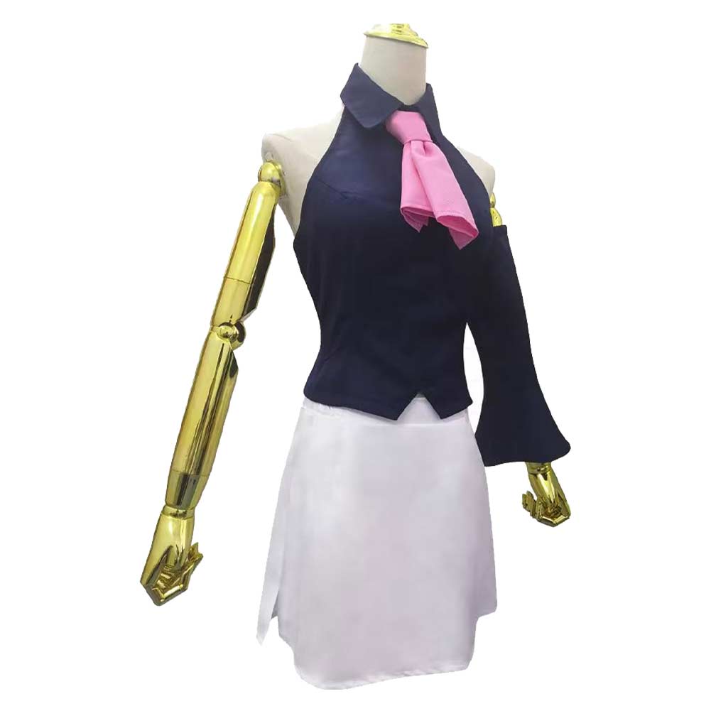 Cosplay Costume Elizabeth Liones The Seven Deadly Sins: Origin(2026) Jeu Cosplay Tenue Blanche et Bleue Femme