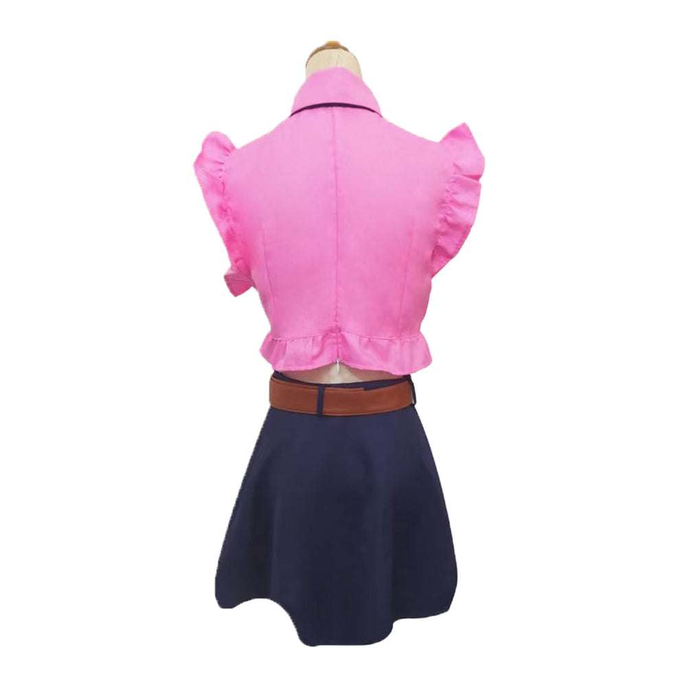 Cosplay Costume Elizabeth Liones The Seven Deadly Sins: Origin(2026) Jeu Cosplay Tenue Rose et Bleue Femme