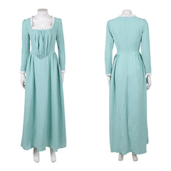 Cosplay Costume Elizabeth Swann Pirates of The Caribbean Film Robe Verte Femme