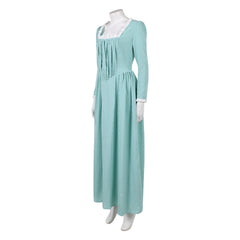 Cosplay Costume Elizabeth Swann Pirates of The Caribbean Film Robe Verte Femme
