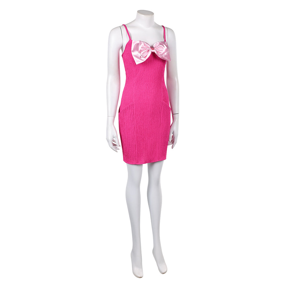 Cosplay Costume Elle Woods La Revanche d'Une Blonde Film Cosplay Robe Rose Femme