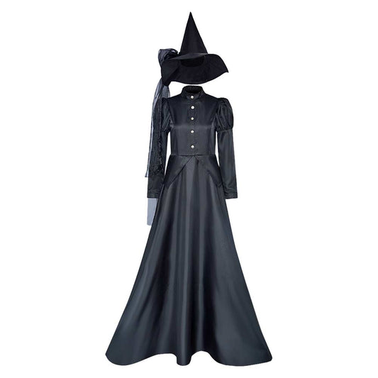 Cosplay Costume Elphaba Wicked Film Cosplay Robe Noire Femme