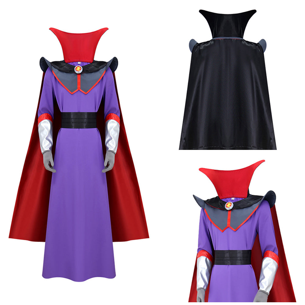Cosplay Costume Emperor Zurg Film Cosplay Tenue Violette Homme