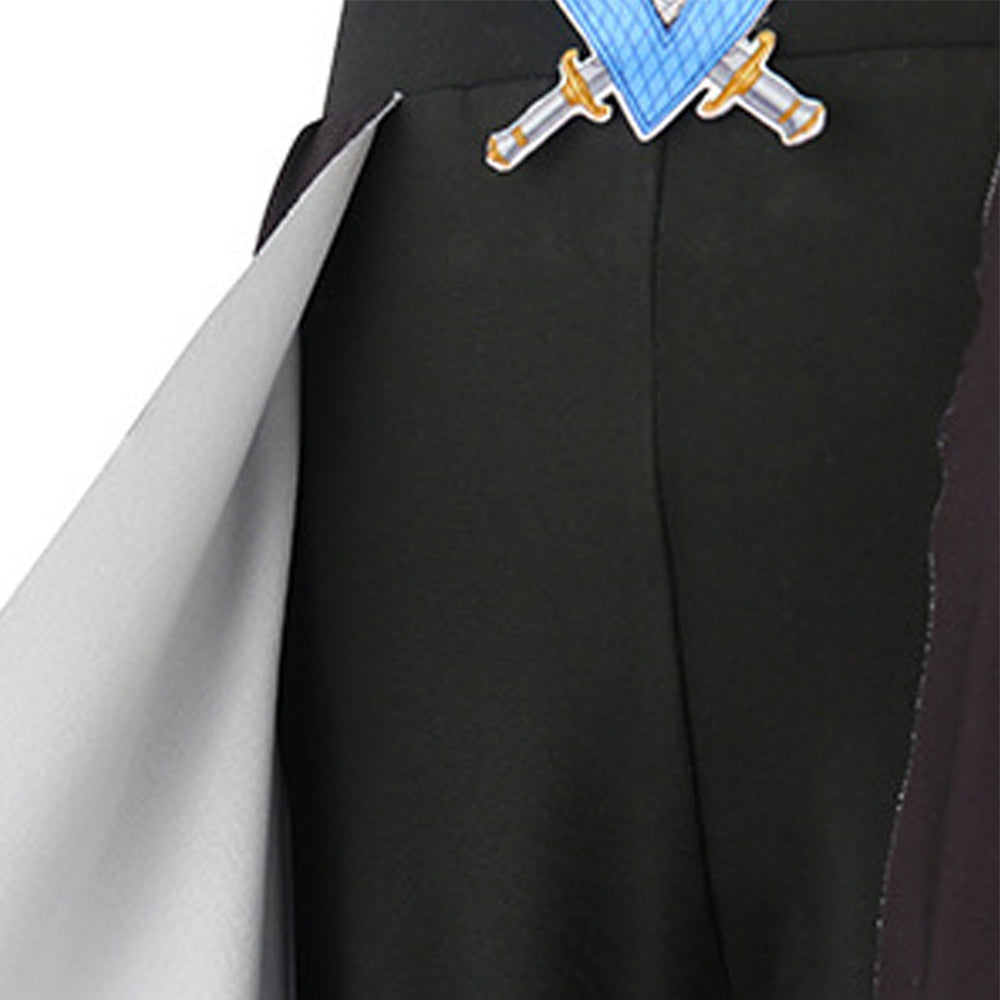 Cosplay Costume Enfant Chloe Charming Descendants: Wicked Wonderland(2026) Film Cosplay Robe Bleue et Noire
