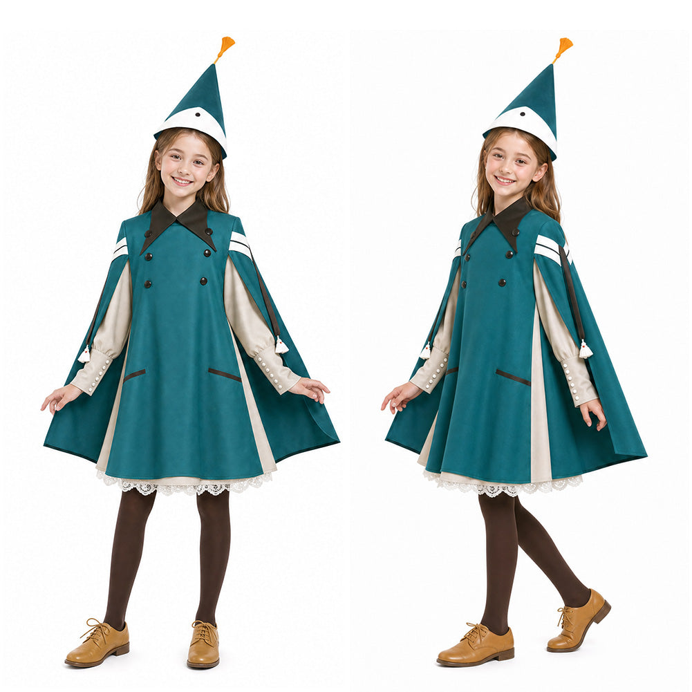 Cosplay Costume Enfant Coco Tongari Boushi no Atelier(2026) Anime Cosplay Robe Verte