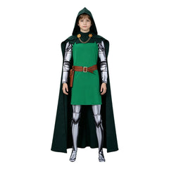 Cosplay Costume Enfant Dr.Doom Avengers 5(2026) Film Cosplay Tenue Verte