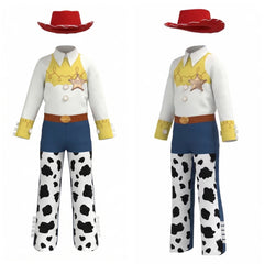 Cosplay Costume Enfant Jessie Film Cosplay Tenue Jaune et Bleue