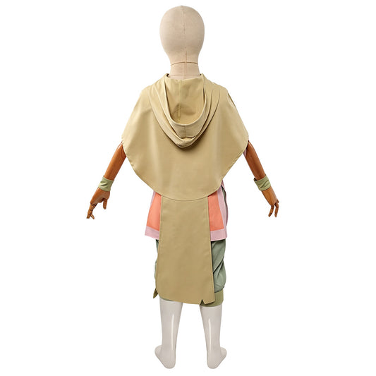 Cosplay Costume Enfant Pavi Avatar: Seven Havens(2026) TV Cosplay Tenue Beige et Orange