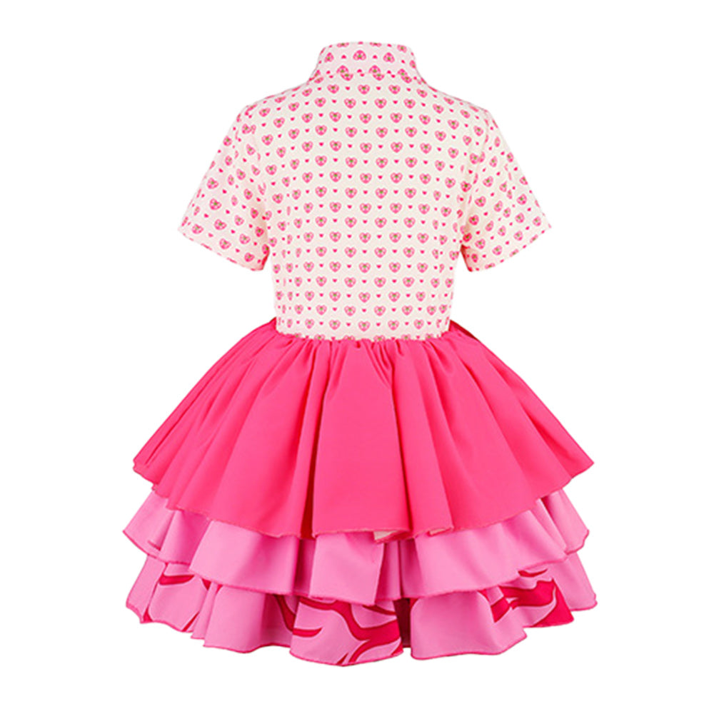 Cosplay Costume Enfant Pink Descendants: Wicked Wonderland(2026) Film Cosplay Robe Rose