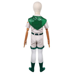 Cosplay Costume Enfant Scout Troop Beverly Hills(1989) Film Cosplay Uniforme Beige et Vert