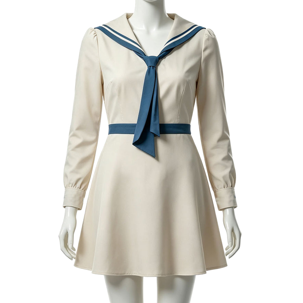 Cosplay Costume Enola Holmes 3(2026) Film Cosplay Robe Blanche Femme