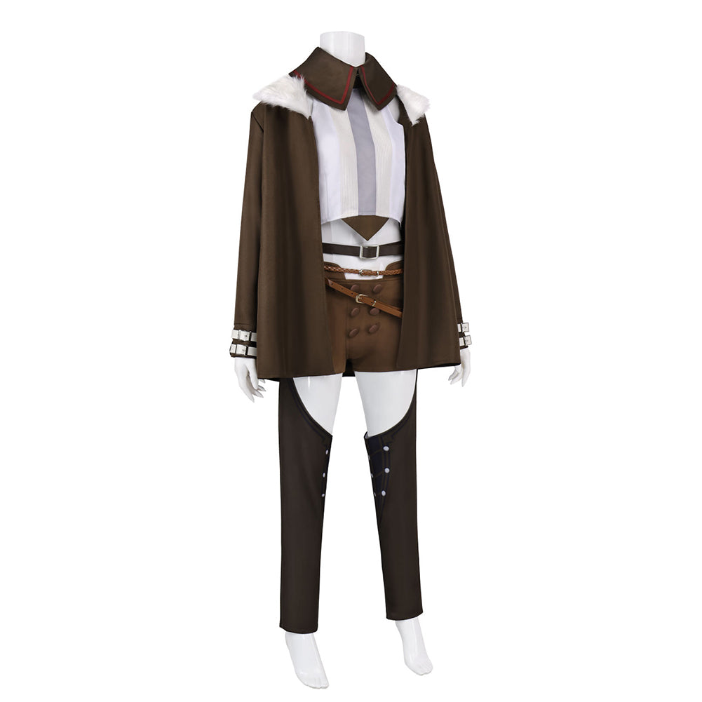 Cosplay Costume Eris Greyrat Mushoku Tensei: Jobless Reincarnation Saison 3(2026) Anime Cosplay Tenue Marron Femme
