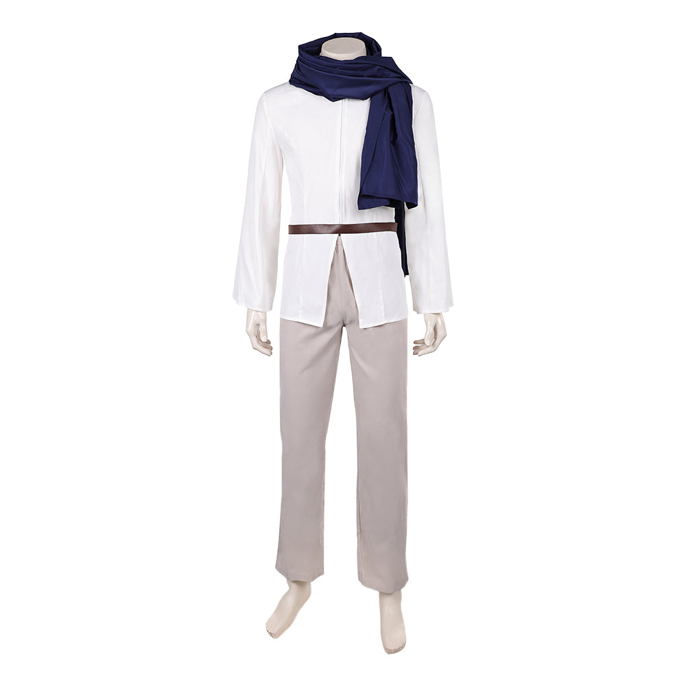 Cosplay Costume Ethan La Guerre des Étoiles: Visions Presents(2026) TV Cosplay Tenue Blanche et Grise Homme