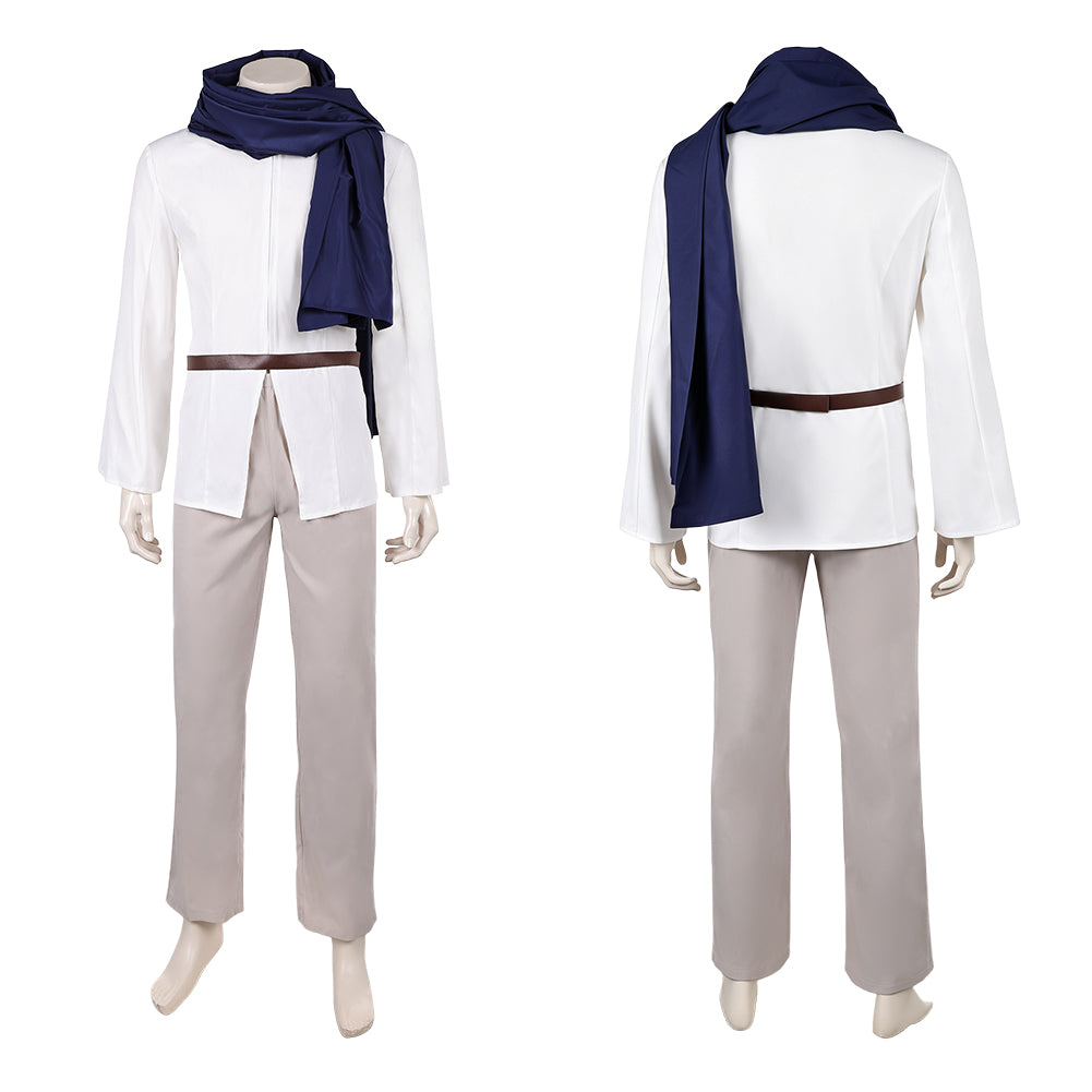 Cosplay Costume Ethan La Guerre des Étoiles: Visions Presents(2026) TV Cosplay Tenue Blanche et Grise Homme