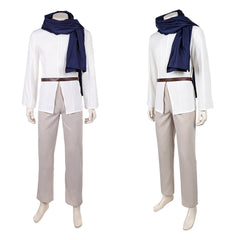 Cosplay Costume Ethan La Guerre des Étoiles: Visions Presents(2026) TV Cosplay Tenue Blanche et Grise Homme