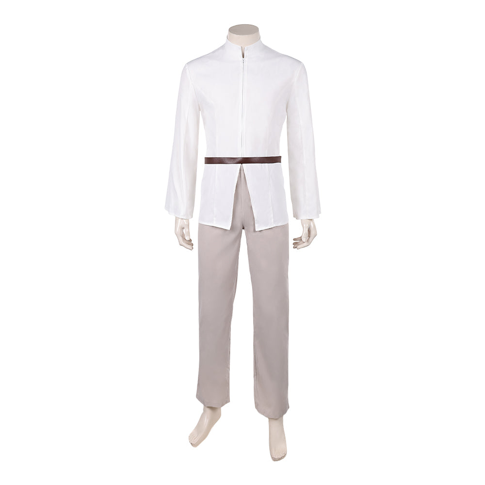 Cosplay Costume Ethan La Guerre des Étoiles: Visions Presents(2026) TV Cosplay Tenue Blanche et Grise Homme