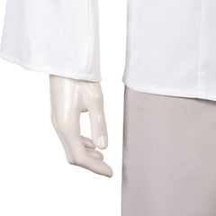 Cosplay Costume Ethan La Guerre des Étoiles: Visions Presents(2026) TV Cosplay Tenue Blanche et Grise Homme