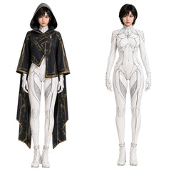 Cosplay Costume Eve Stellar Blade: Blood Rain(2026) Jeu Cosplay Combinaison Noire et Blanche Femme