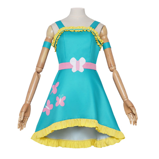 Cosplay Costume Fluttershy My Little Pony: A New Generation Film Cosplay Robe Bleue Femme