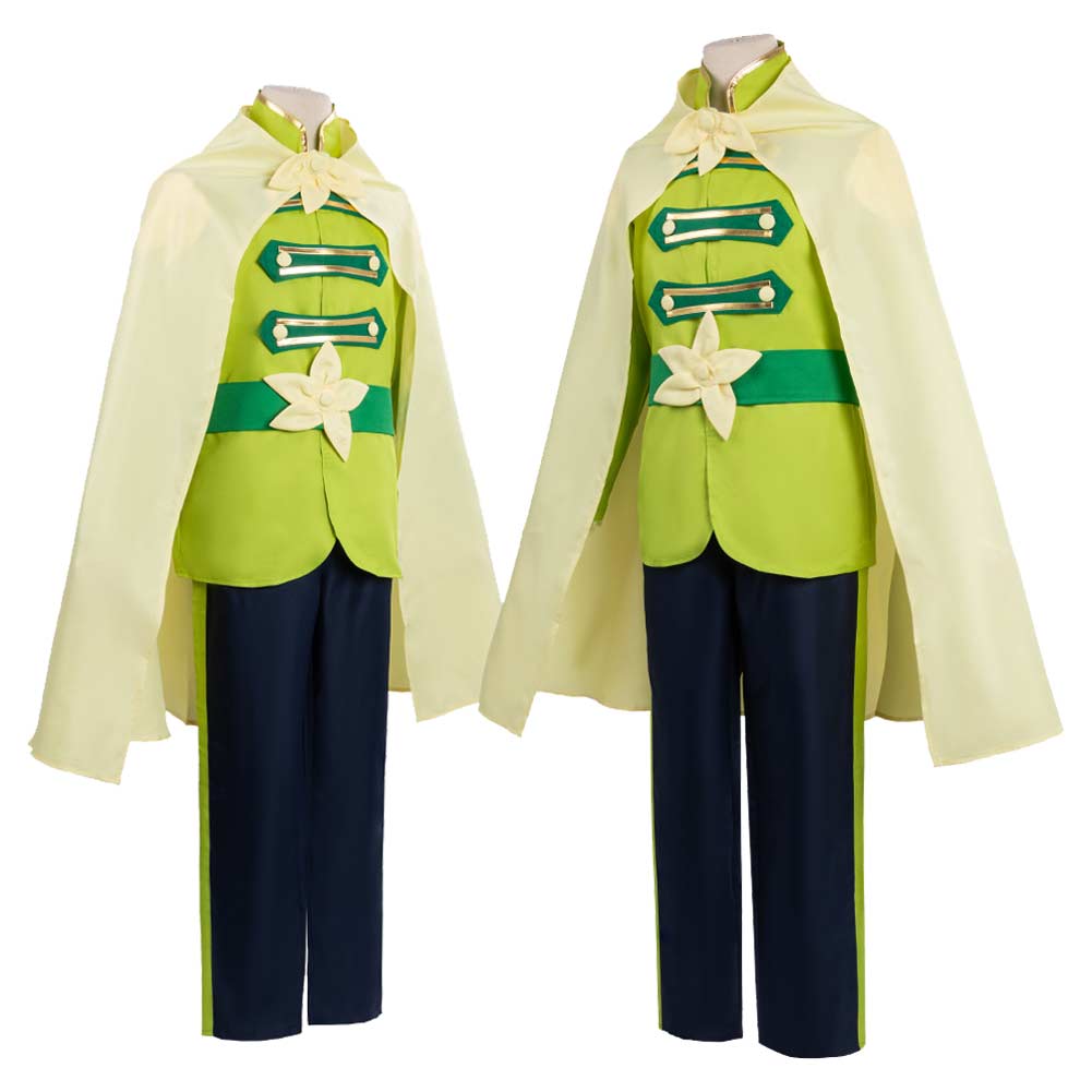 Cosplay Costume Frog The Princess and the Frog(2009) Film Cosplay Tenue Verte Homme