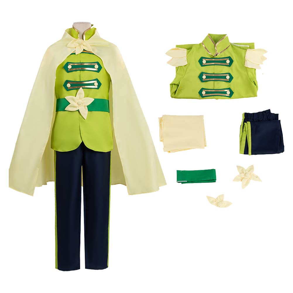 Cosplay Costume Frog The Princess and the Frog(2009) Film Cosplay Tenue Verte Homme