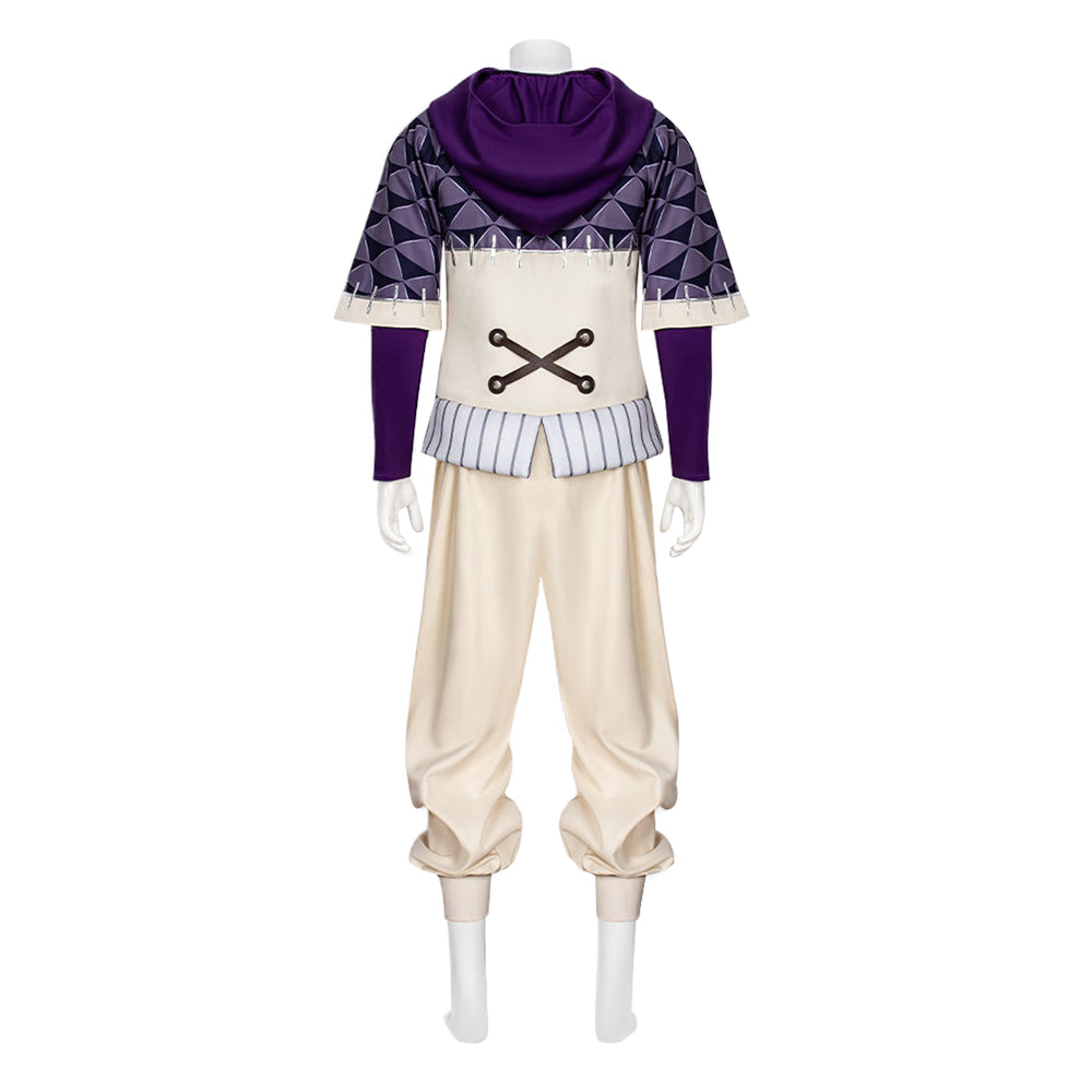 Cosplay Costume Fu Orostor Gachiakuta Anime Cosplay Tenue Violette Homme