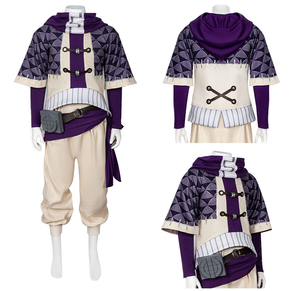 Cosplay Costume Fu Orostor Gachiakuta Anime Cosplay Tenue Violette Homme