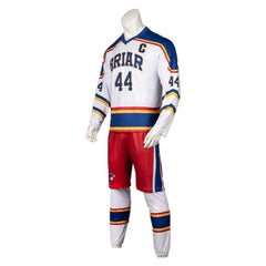 Cosplay Costume Garrett Off Campus(2026) TV Cosplay Uniforme de Hockey sur Glace Blanche Homme