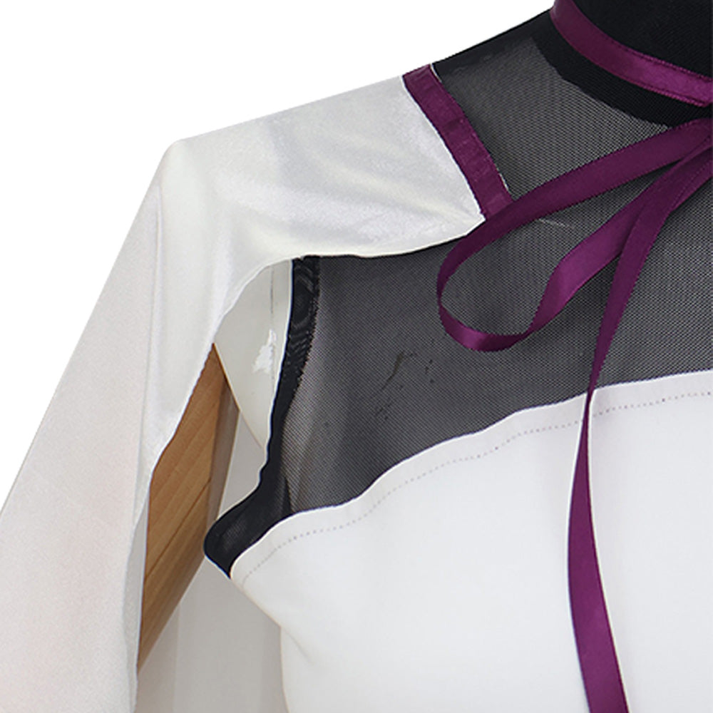 Cosplay Costume Gigi Andalucia Mobile Suit Gundam Hathaway: The Sorcery of Nymph Circe(2026) Anime Cosplay Robe Blanche Femme