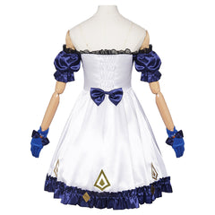 Cosplay Costume Gwen Arcane: League of Legends Jeu Cosplay Robe Bleue Femme