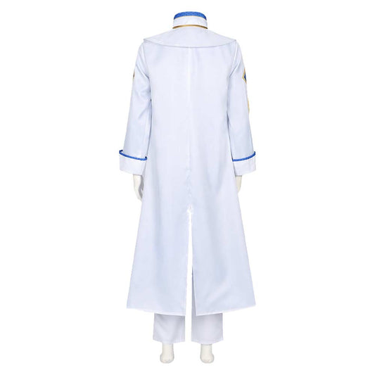 Cosplay Costume Hades Record of Ragnarok Anime Cosplay Tenue Bleue et Blanche Homme